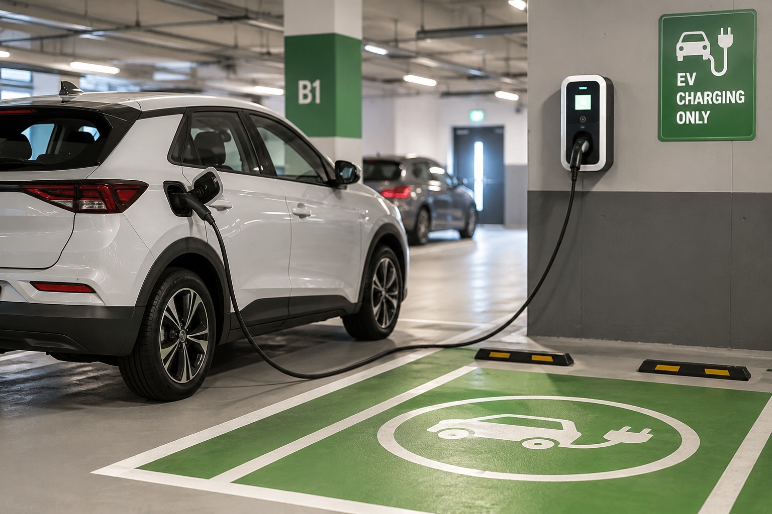 EV charging EV charging bay