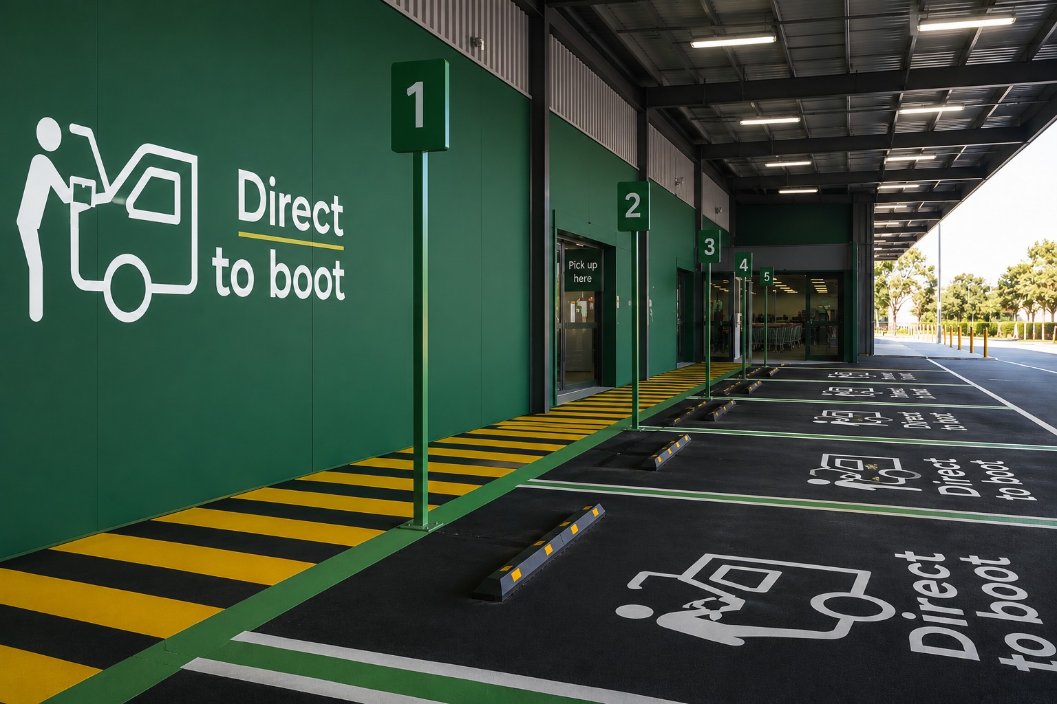 Woolworths DTB Direct to boot
